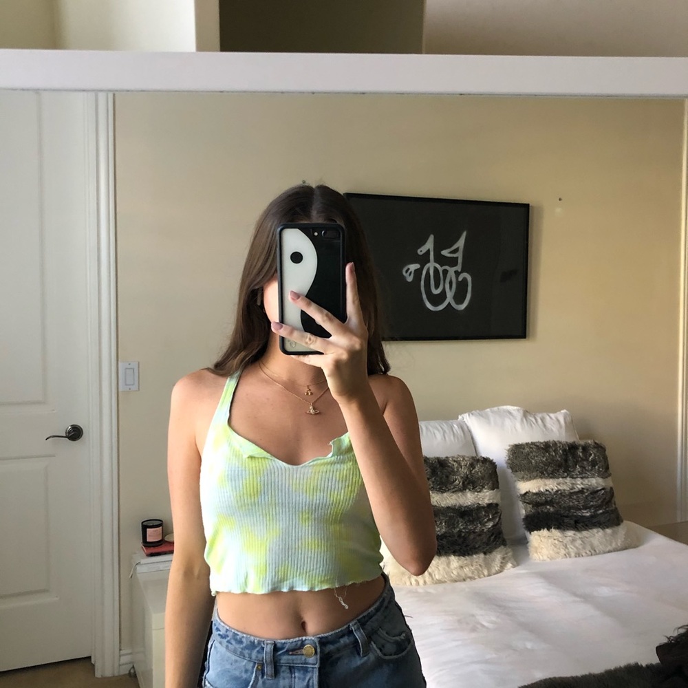 TIE DYED FREE PEOPLE TANK